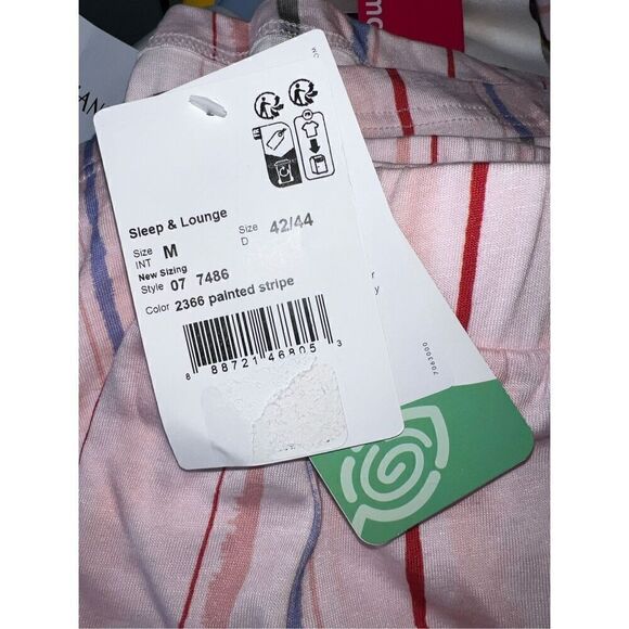 Hanro NWT sleep & lounge Trouser Short Tencel Stripe Size Medium - Picture 6 of 6